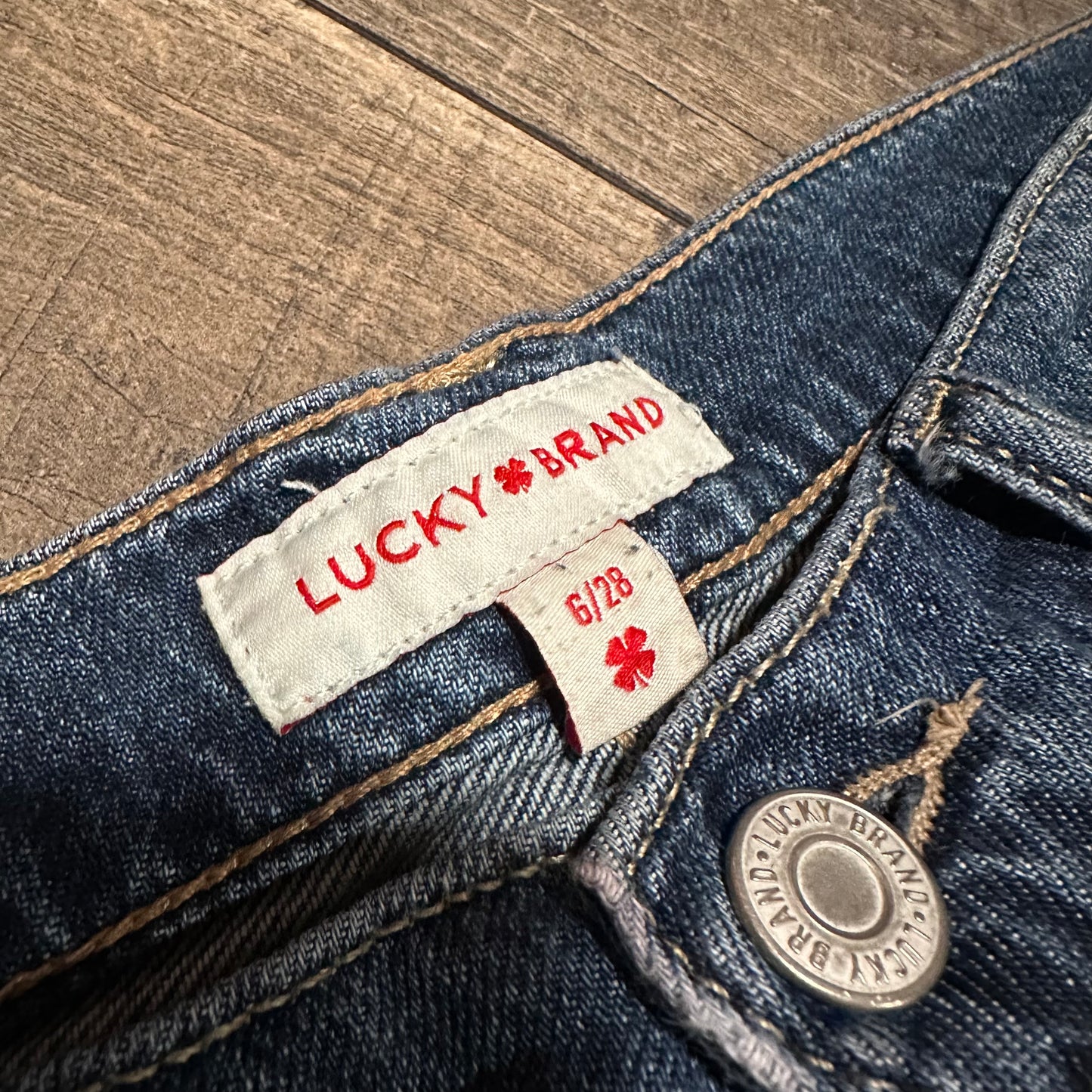 Lucky Brand Hi Rise Wide Leg Jeans