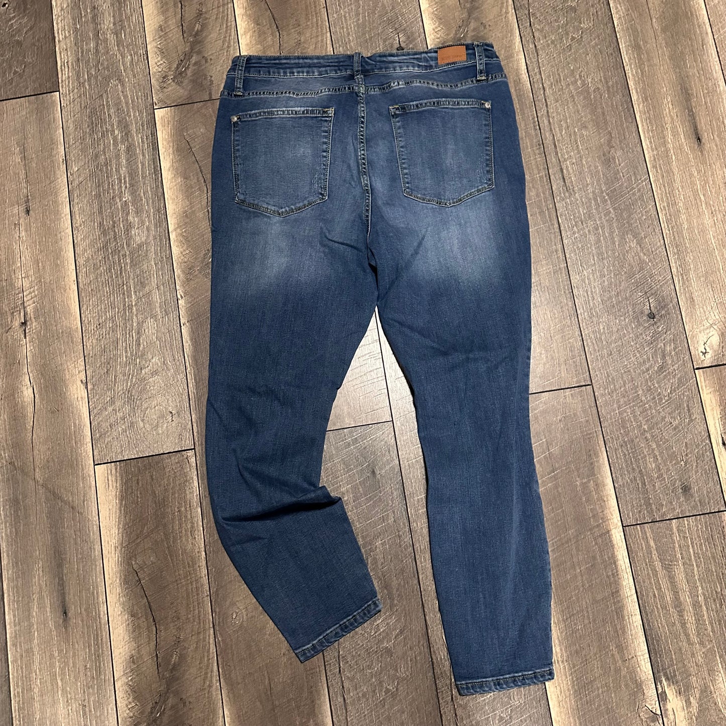 Judy Blue Multicolor Distressed Skinny Fit Jeans