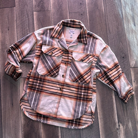 Arizona Jean Co Plaid Shacket