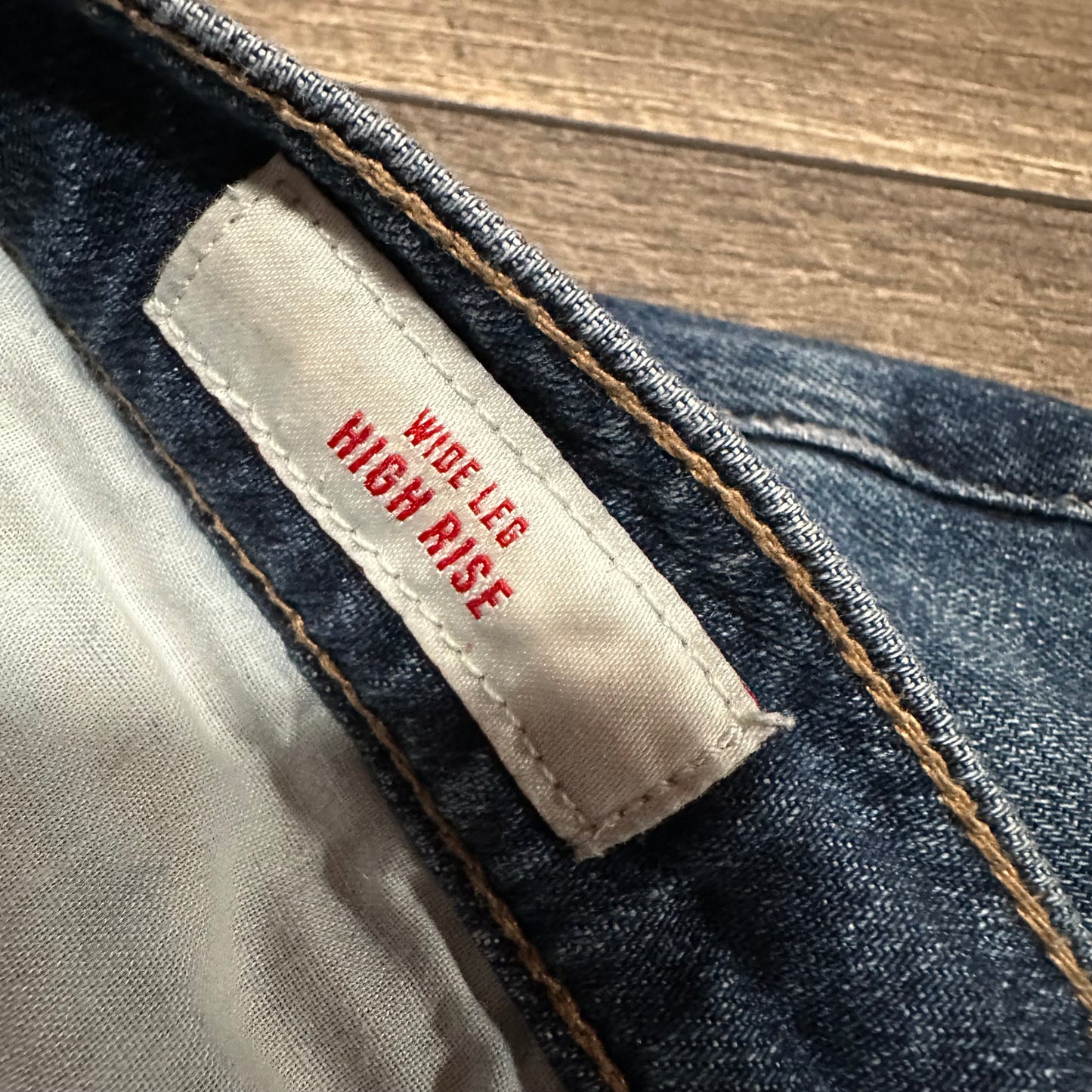 Lucky Brand Hi Rise Wide Leg Jeans