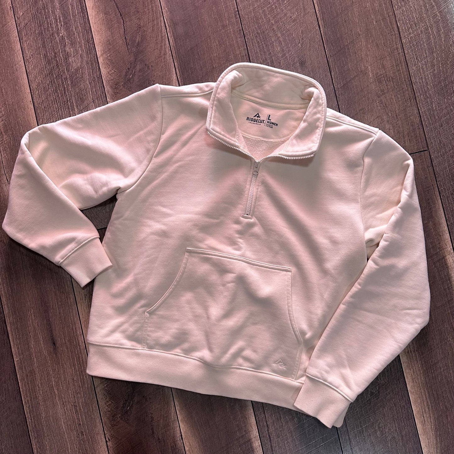 Ridgecut Toughwear 1/2 Zip Pullover Cream