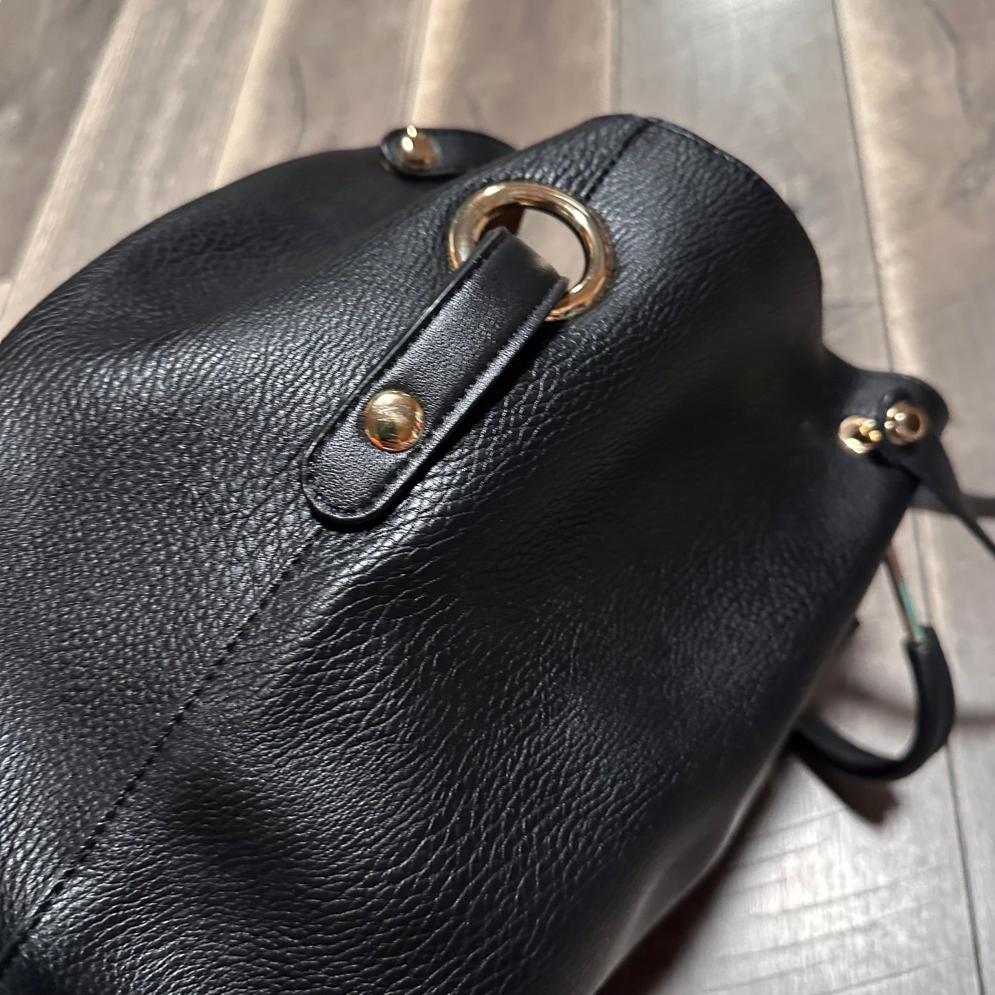 Sondra Roberts Squared Vegan Leather Tote Bag