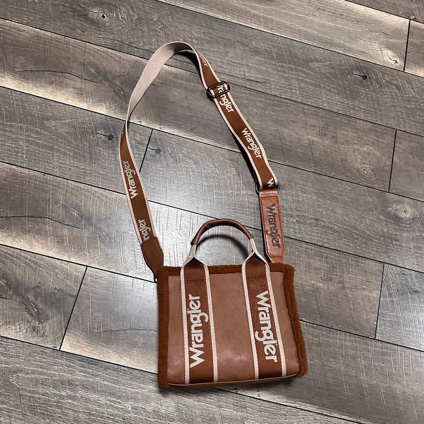 Wrangler Color Block Small Tote Crossbody