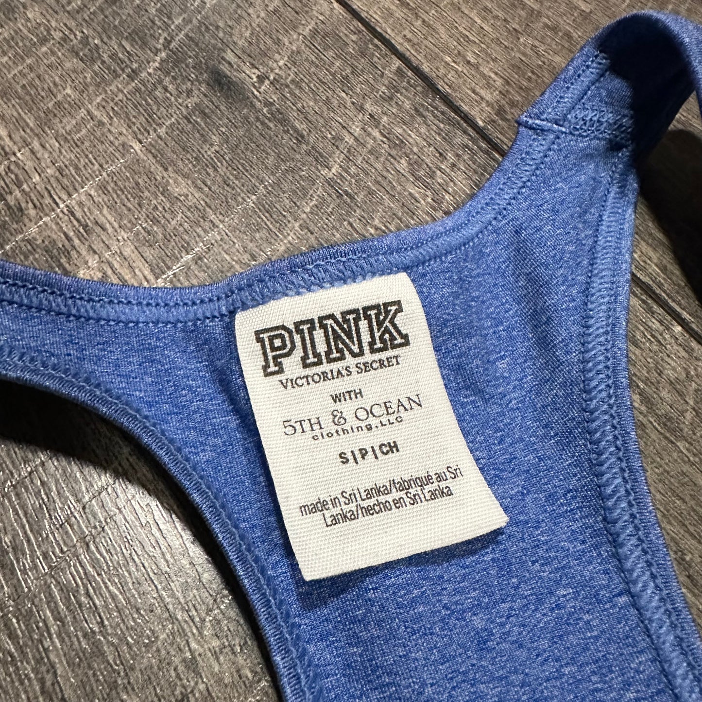 PINK Victoria’s Secret with 5th & Ocean PITT Panthers Tank Top