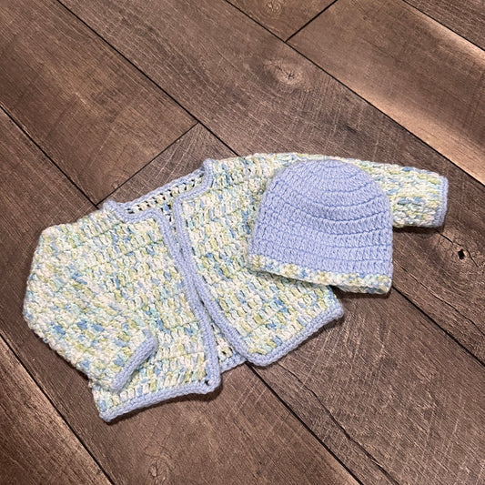 Handmade Cardigan & Hat