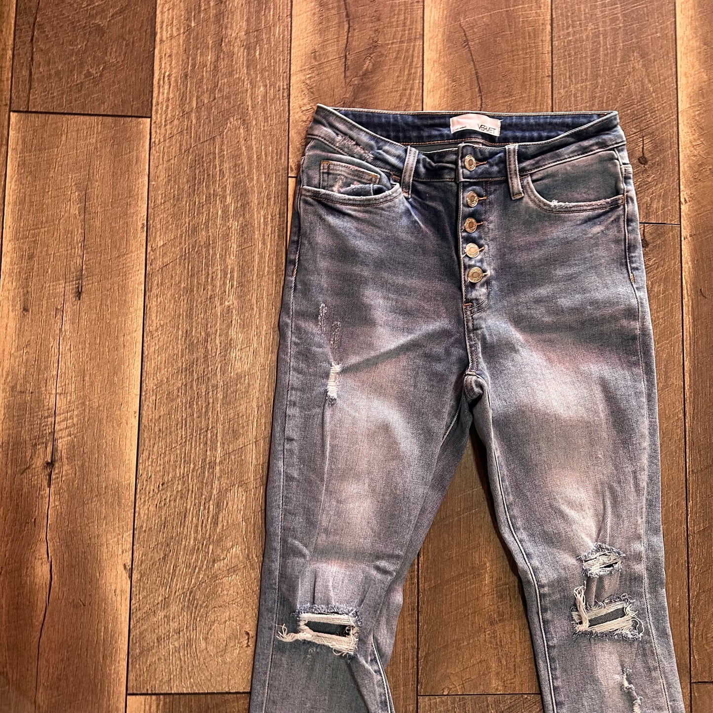 Vervet Buttonfly Skinny Jeans