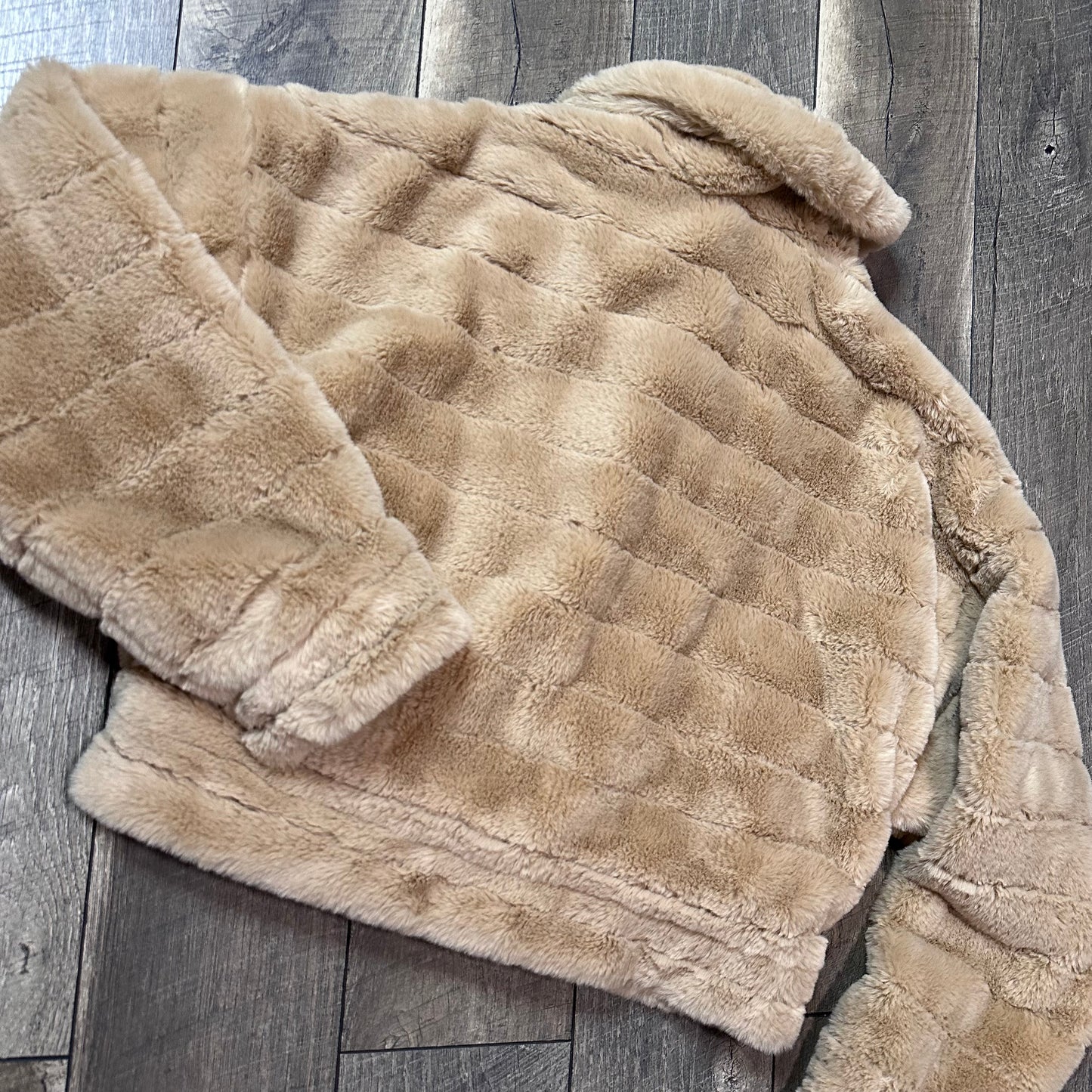 Steve Madden Faux Fur Zip Jacket