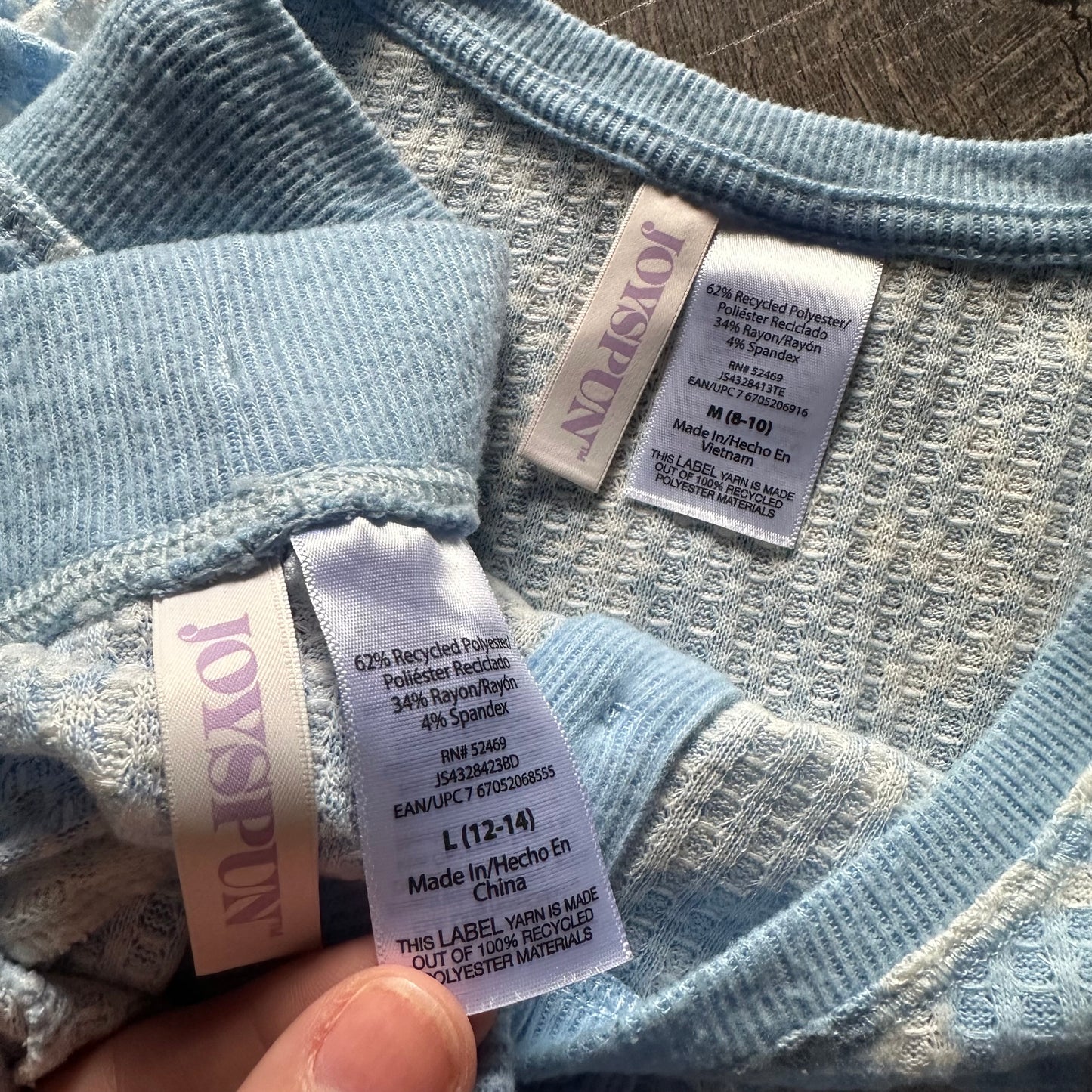 Joyspun Winter Wonderland Waffleknit Pajamas