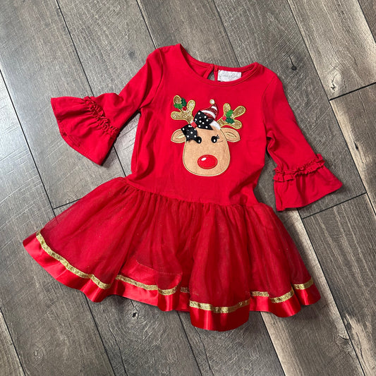 Emily Rose Reindeer Dress (no pants)