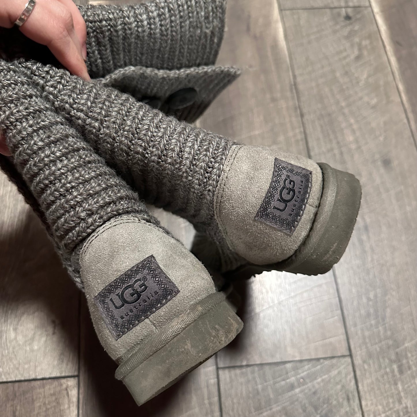 UGG Classic Cardy Cable Knit Boots