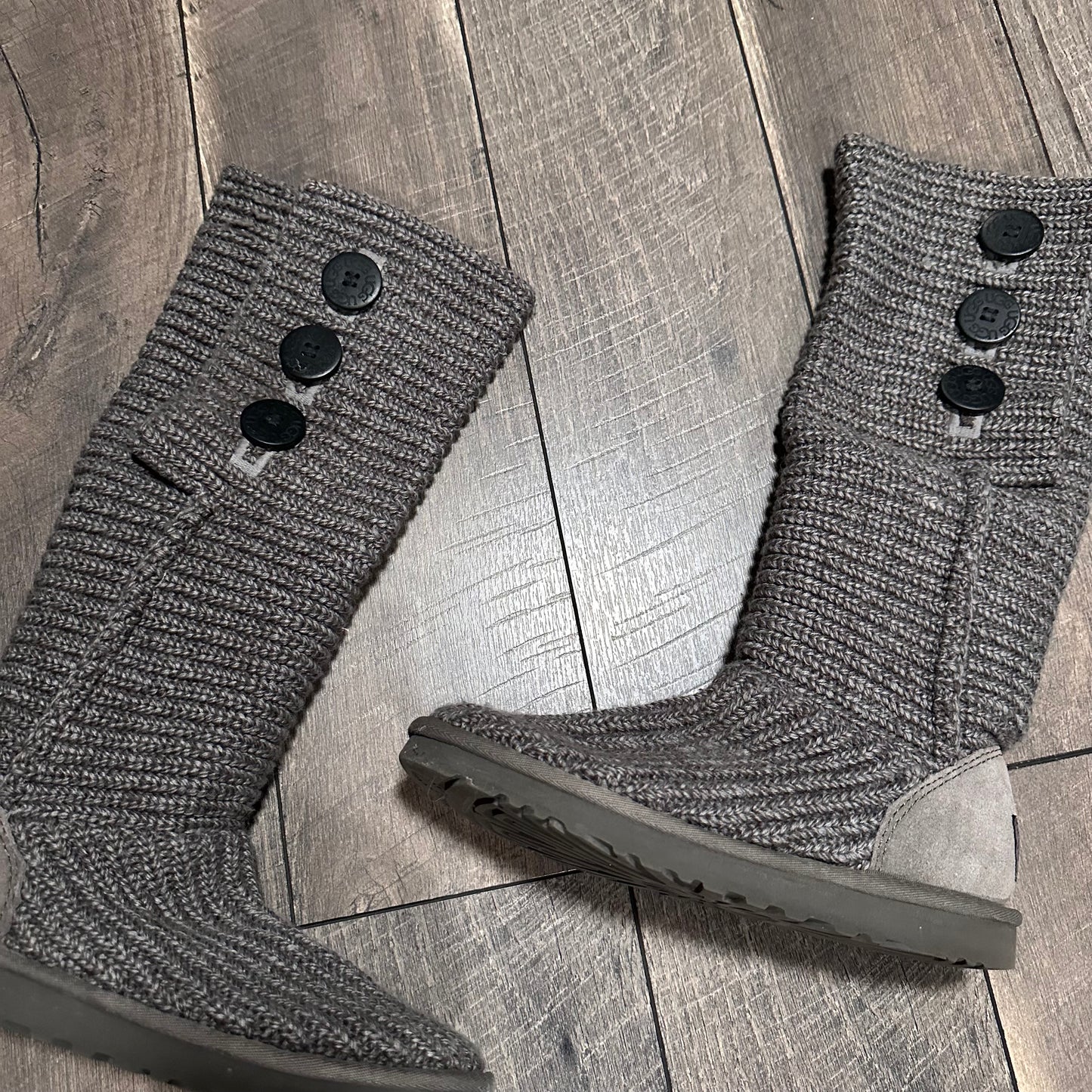 UGG Classic Cardy Cable Knit Boots