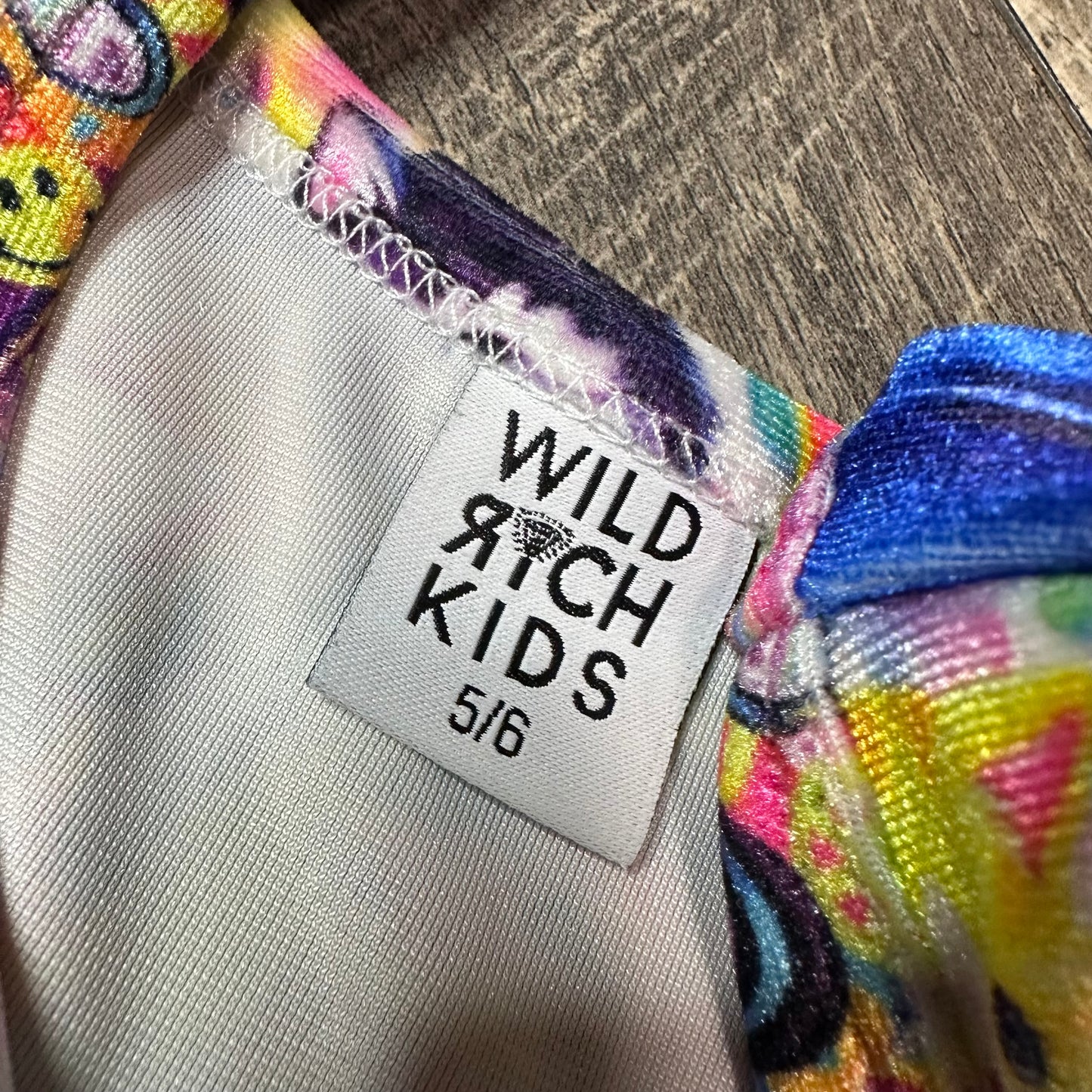 Wild Rich Kids Lisa Frank Crushed Velour Dress