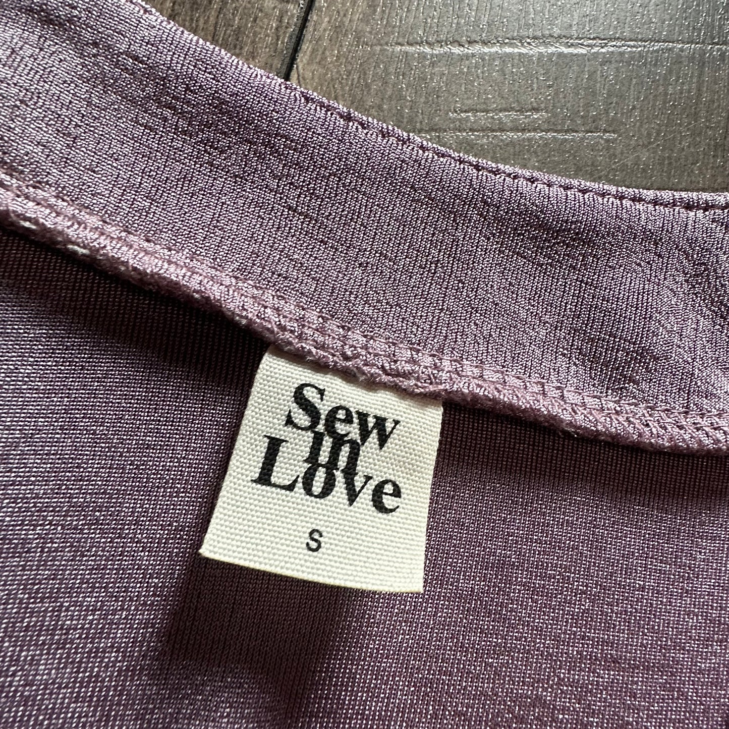 Sew in Love Purple Crop Button Down (new without tags)