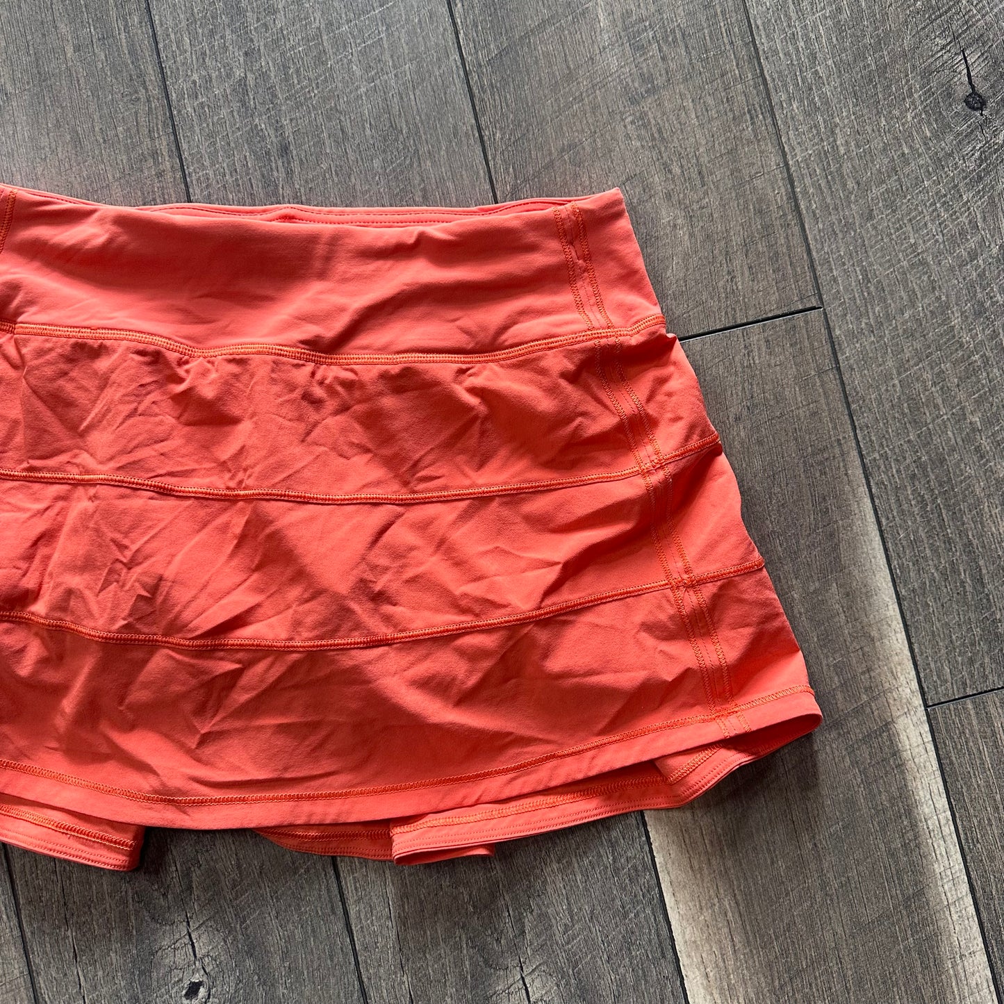 Lululemon Pace Rival Mid-Rise Skirt Warm Coral
