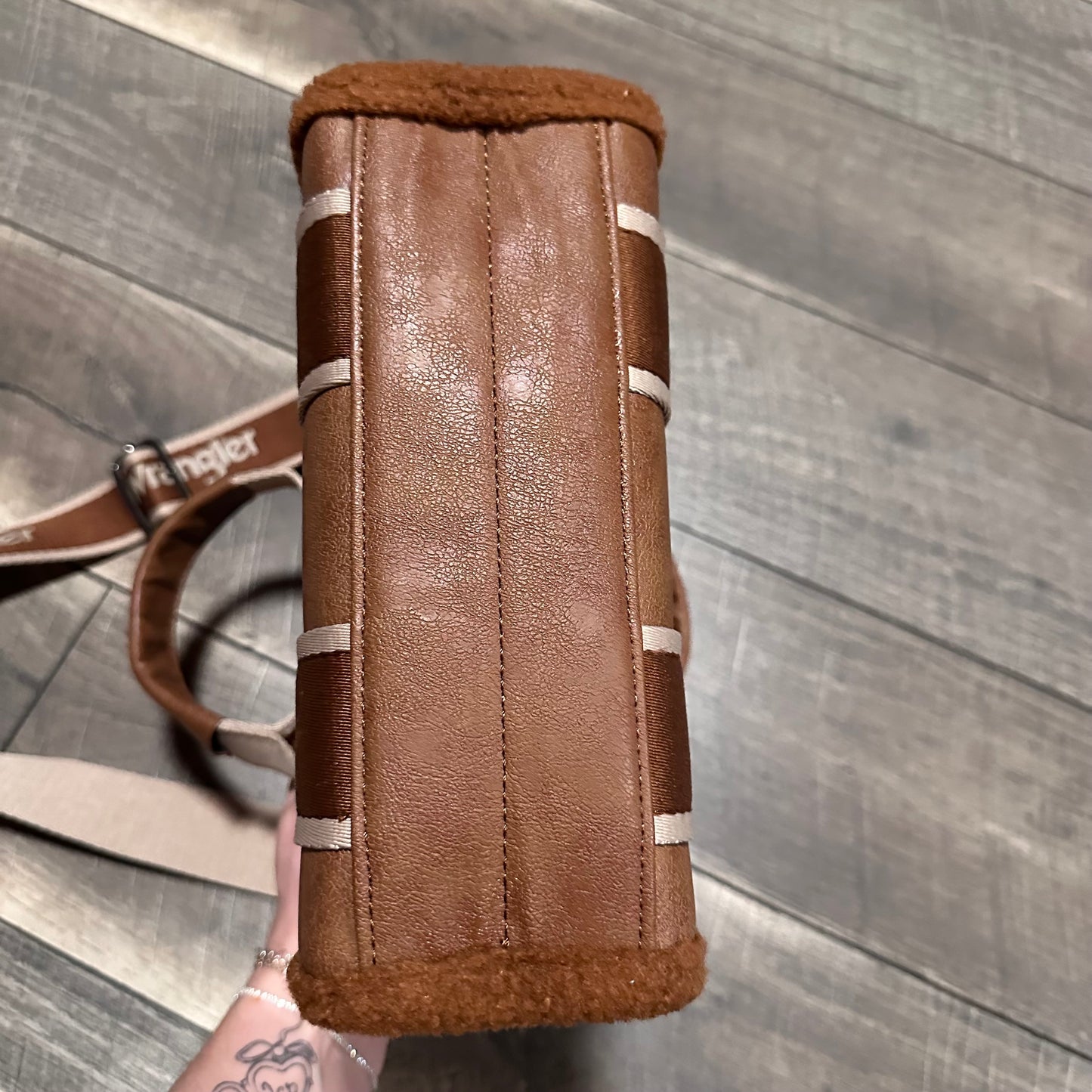 Wrangler Color Block Small Tote Crossbody