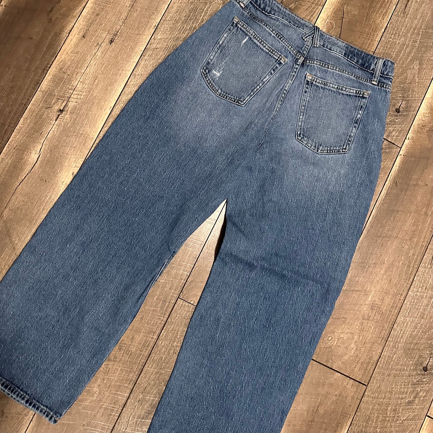 Denim Super Hi Rise Cheeky Wide Leg Jeans