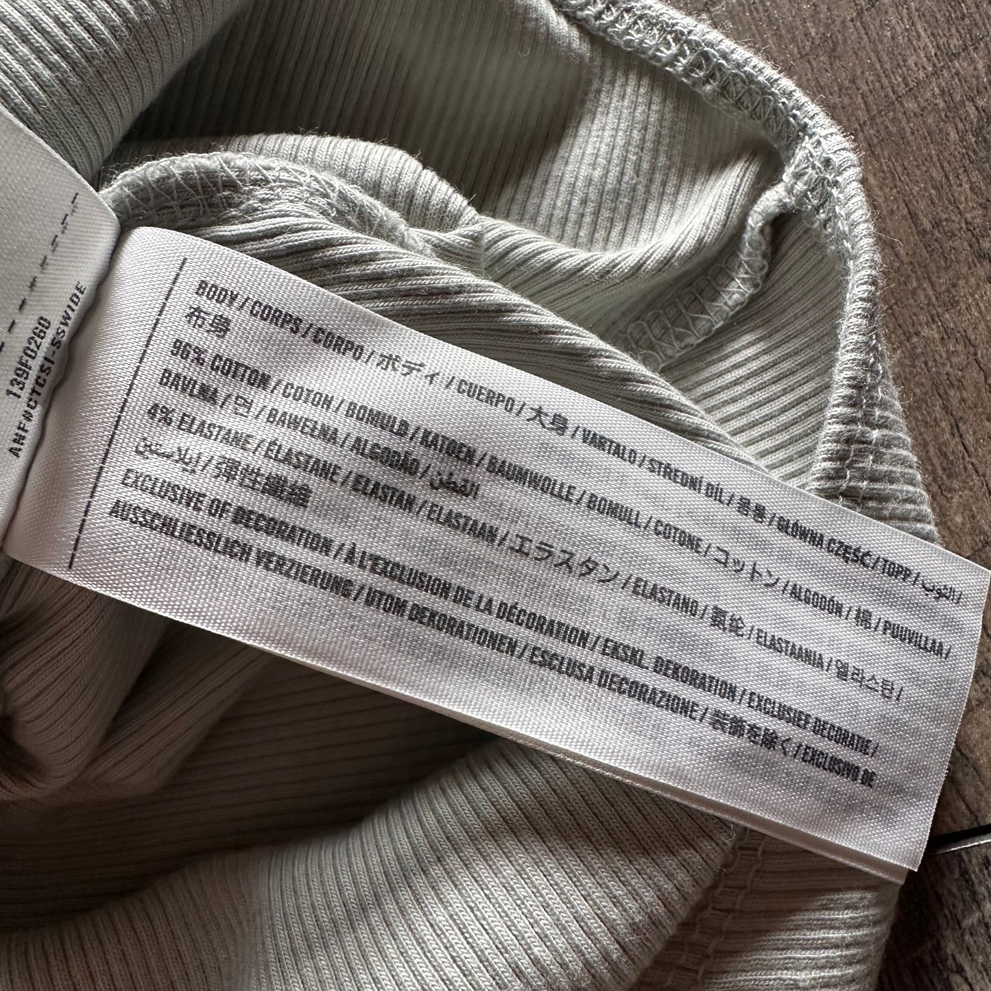 Abercrombie & Fitch Ribbed Bodysuit