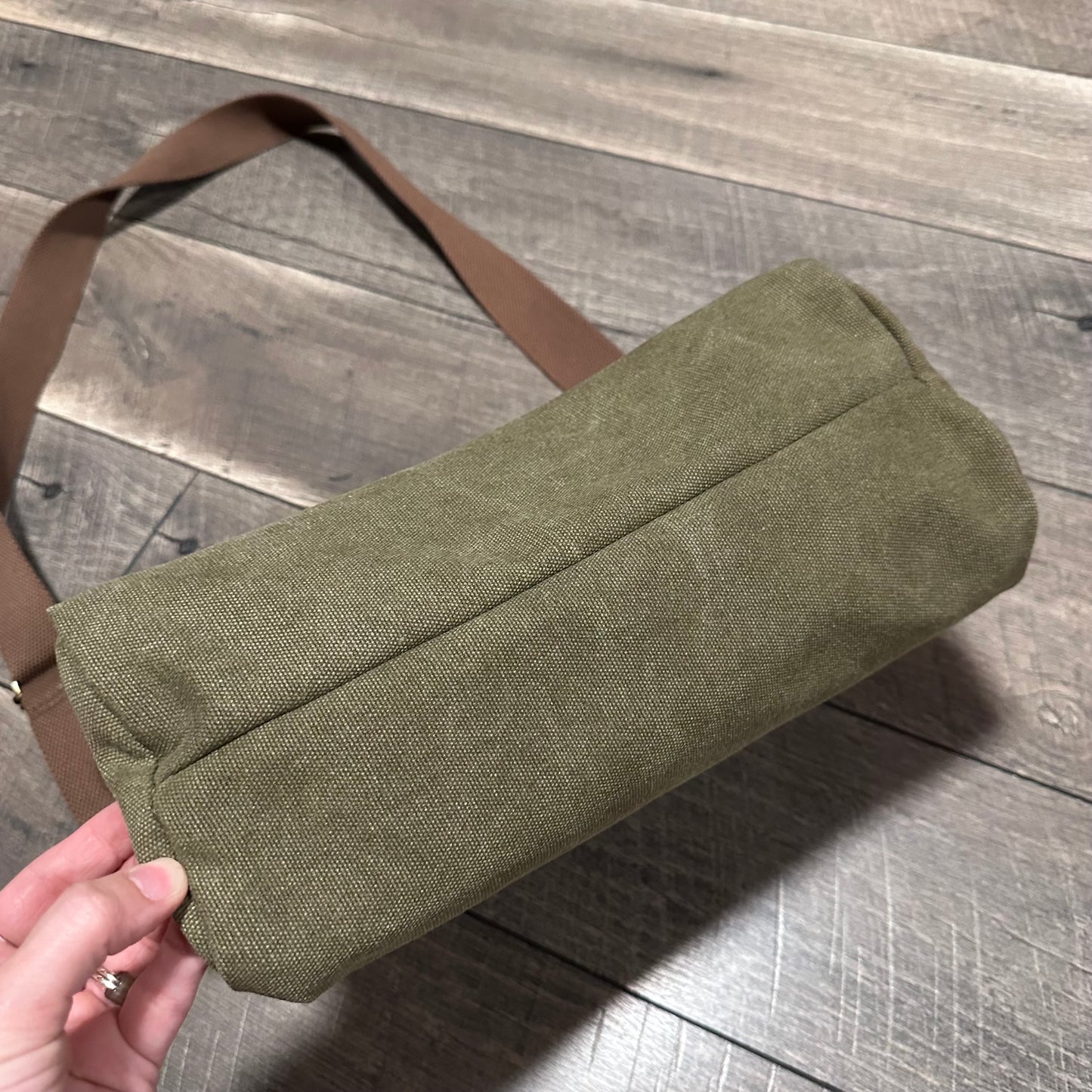 ZEDE Pont Des Arts Canvas Crossbody Bag