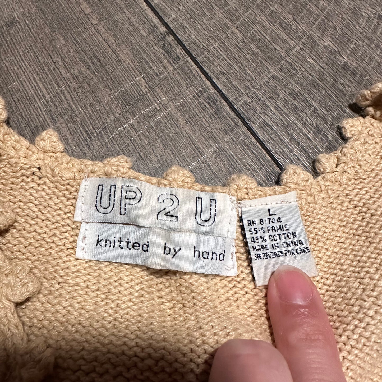 Up 2 U Knitted by Hand Vest