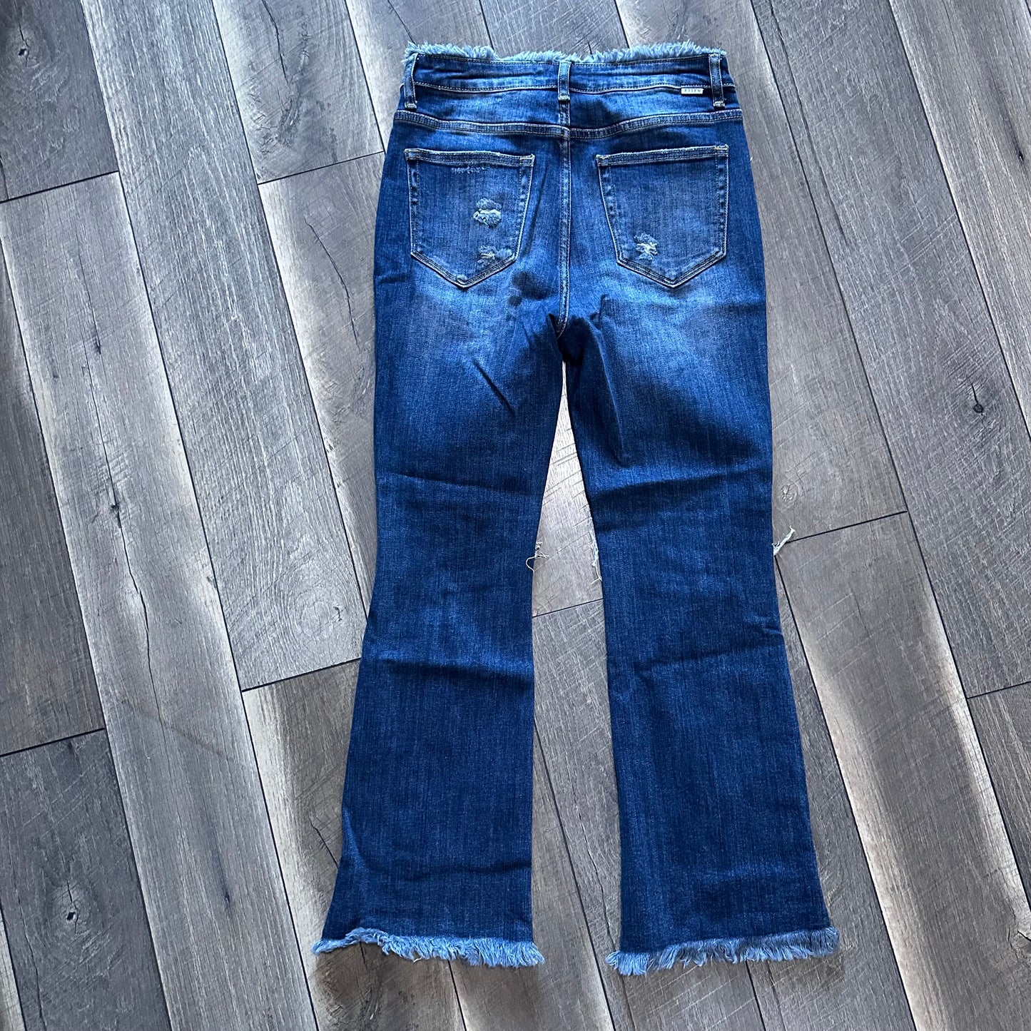 KanCan Hi Rise Raw Hem Flares (new without tags)