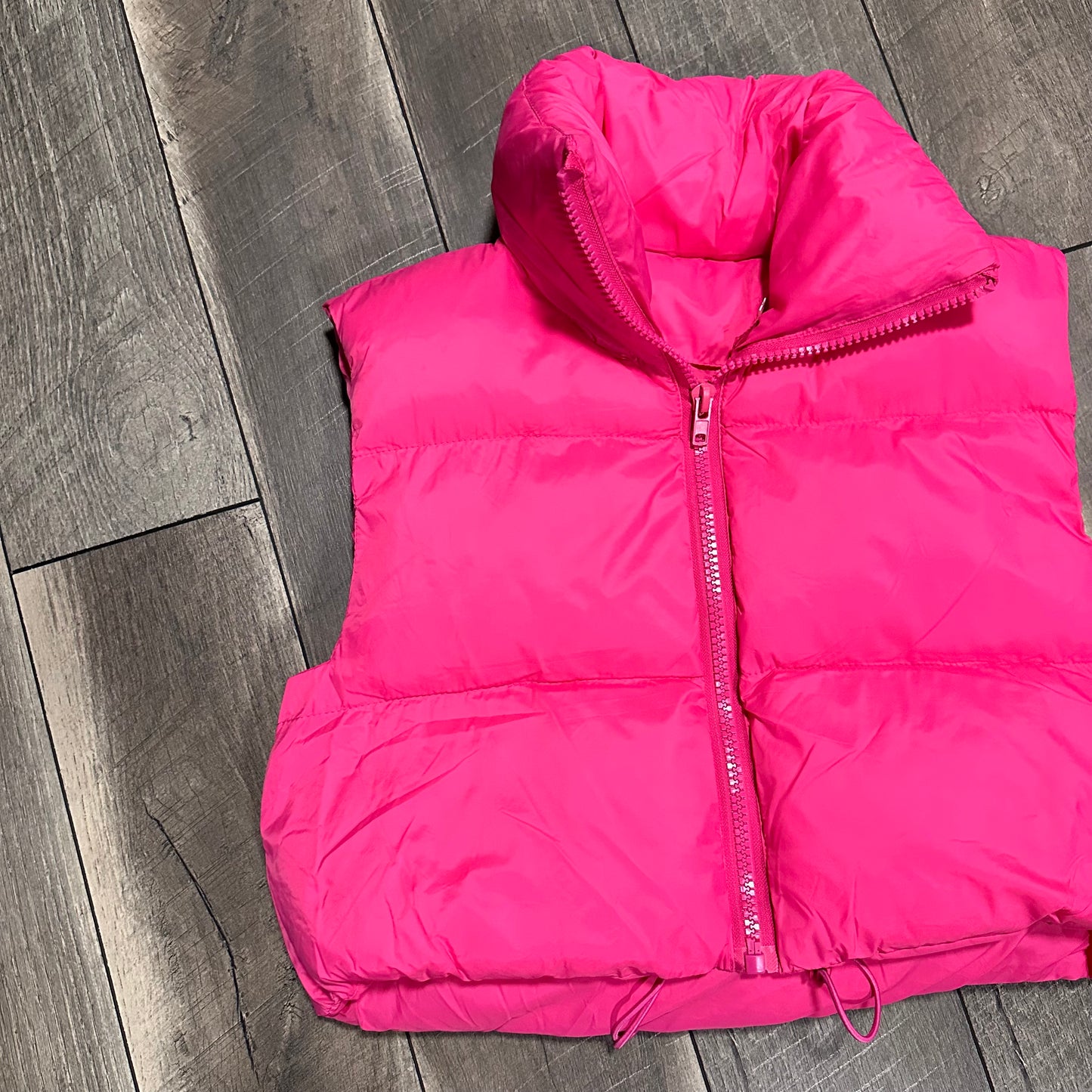 Amazon Brand Pink Puffer Vest