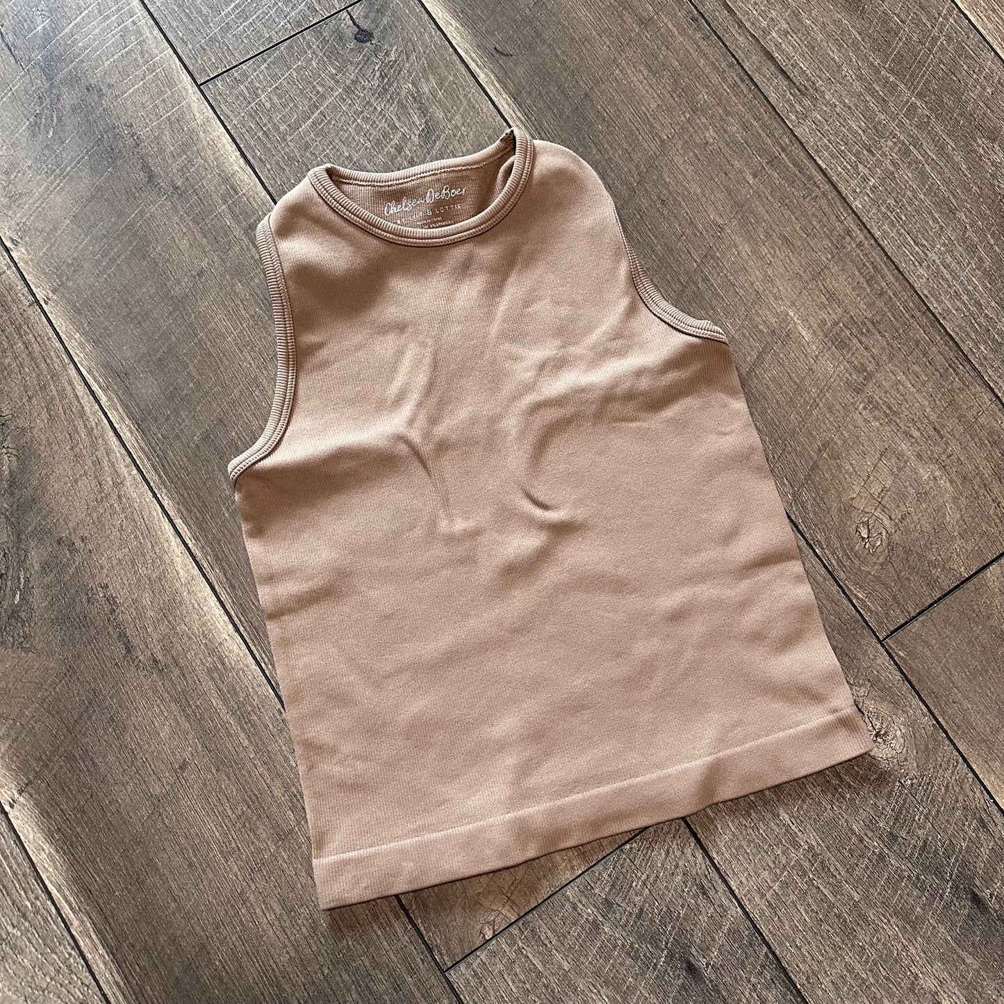 Chelsea DeBoer by Lily & Lottie Ribbed Stretch Tank Top