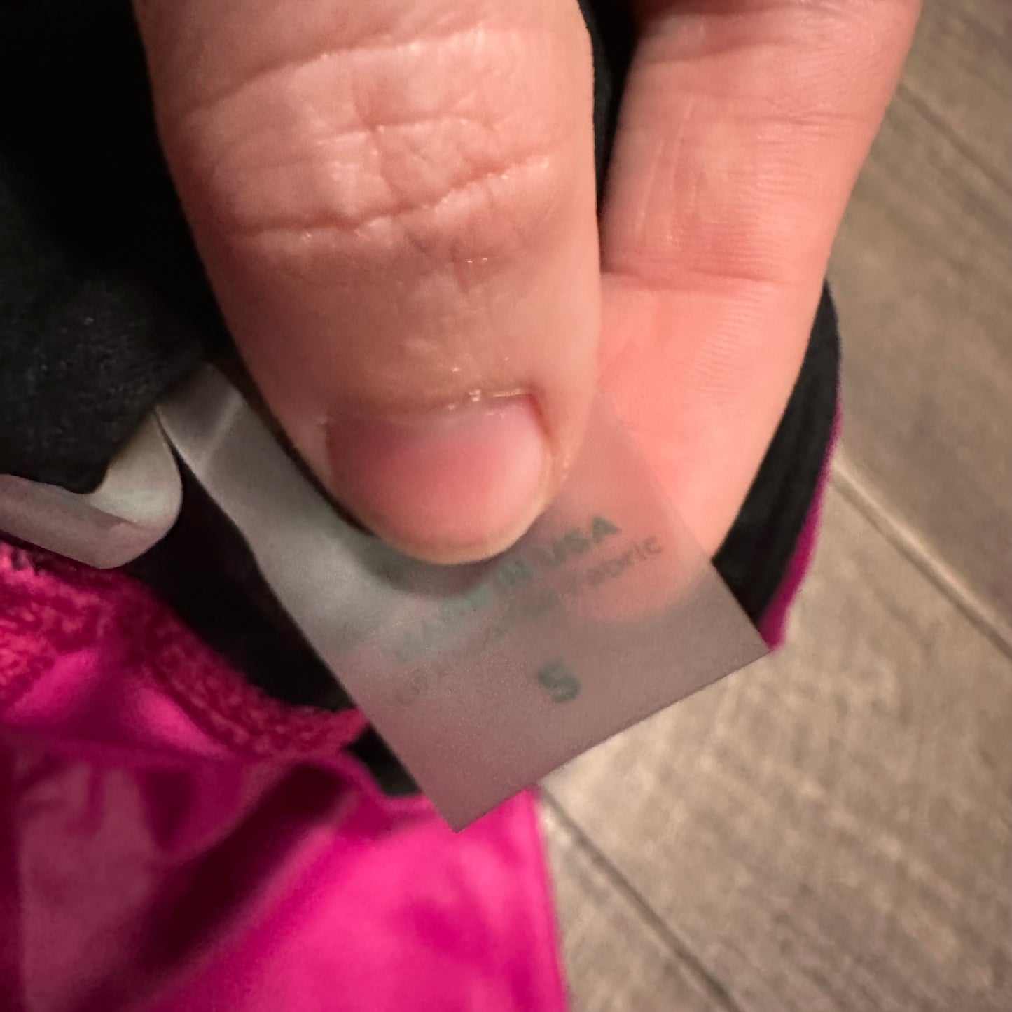 Bombshell Sportswear No Front Seam Hot Pink Foil Leggings