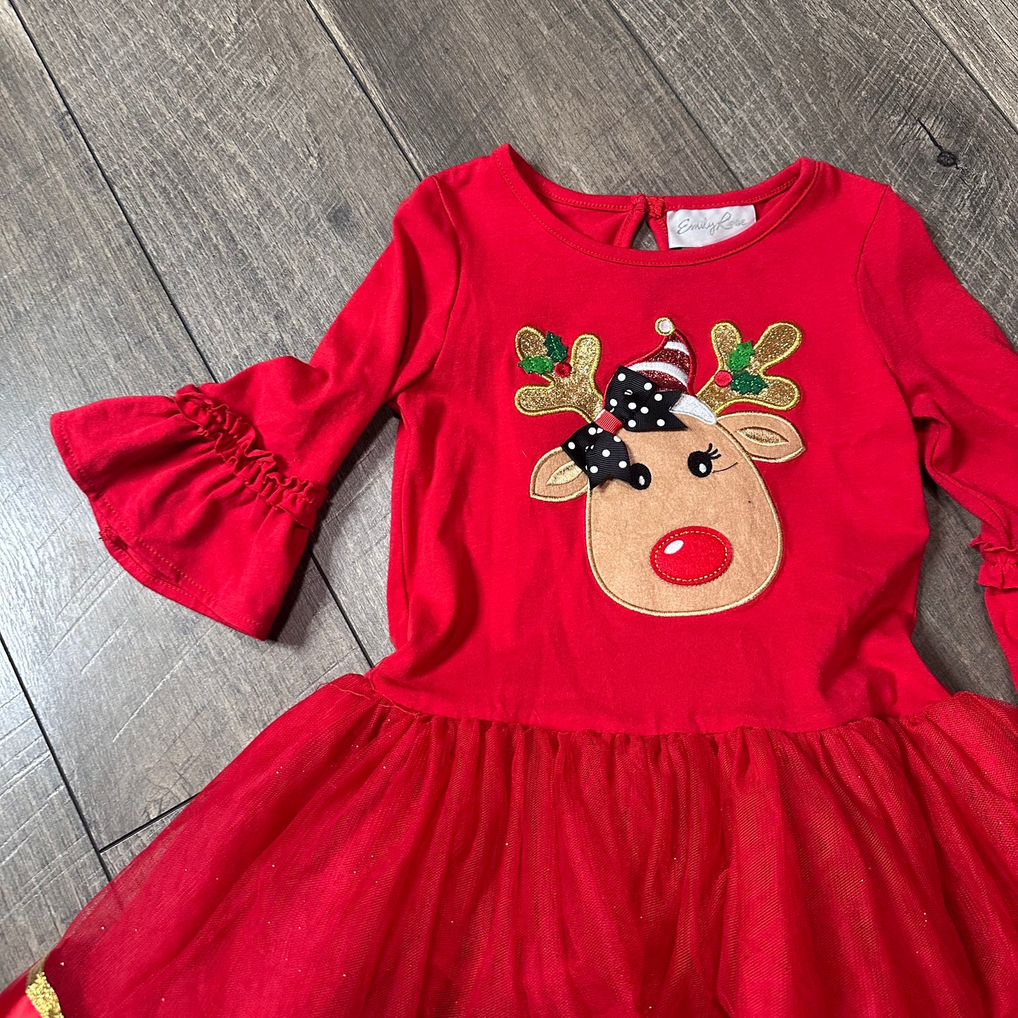 Emily Rose Reindeer Dress (no pants)