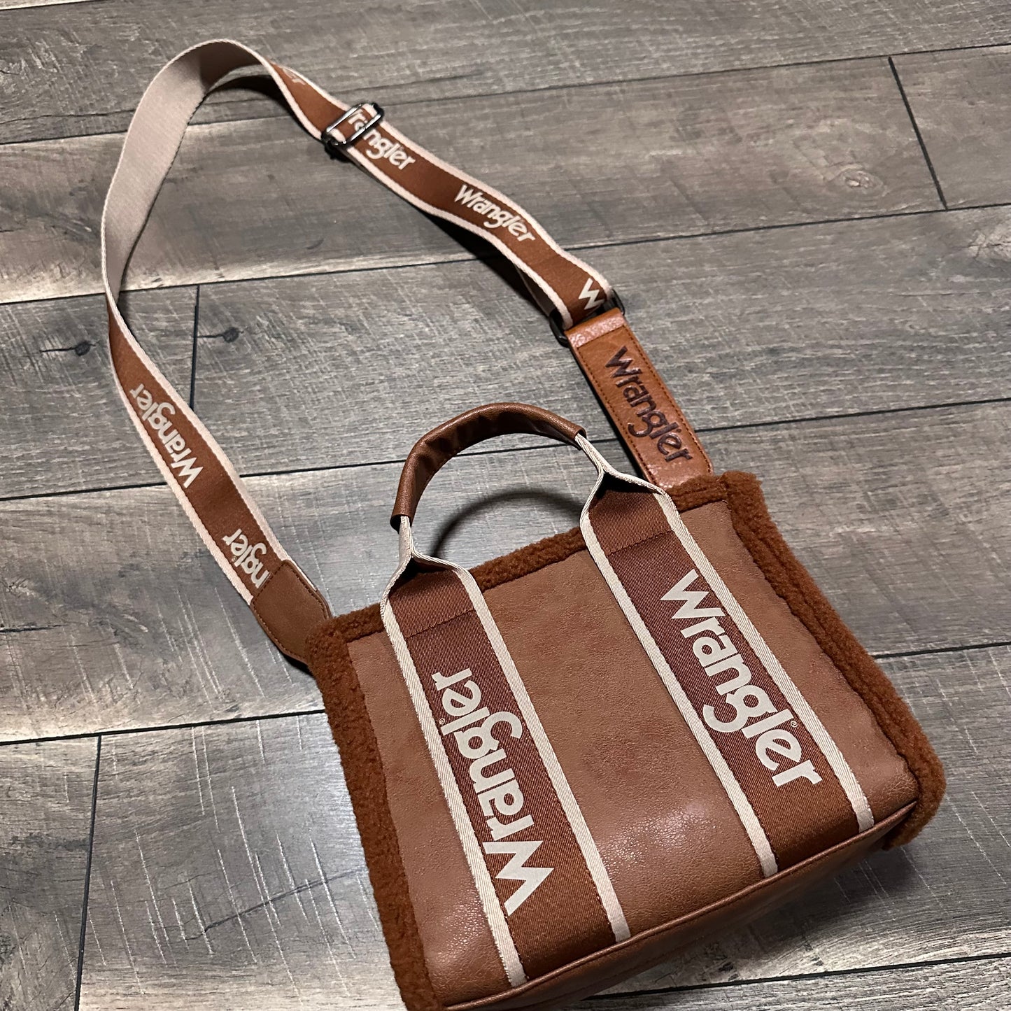 Wrangler Color Block Small Tote Crossbody