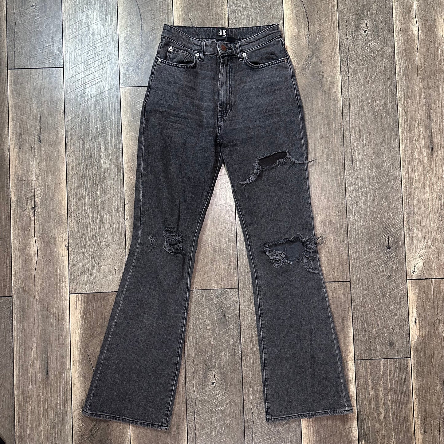 BDG Black Hi Rise Flare Jeans