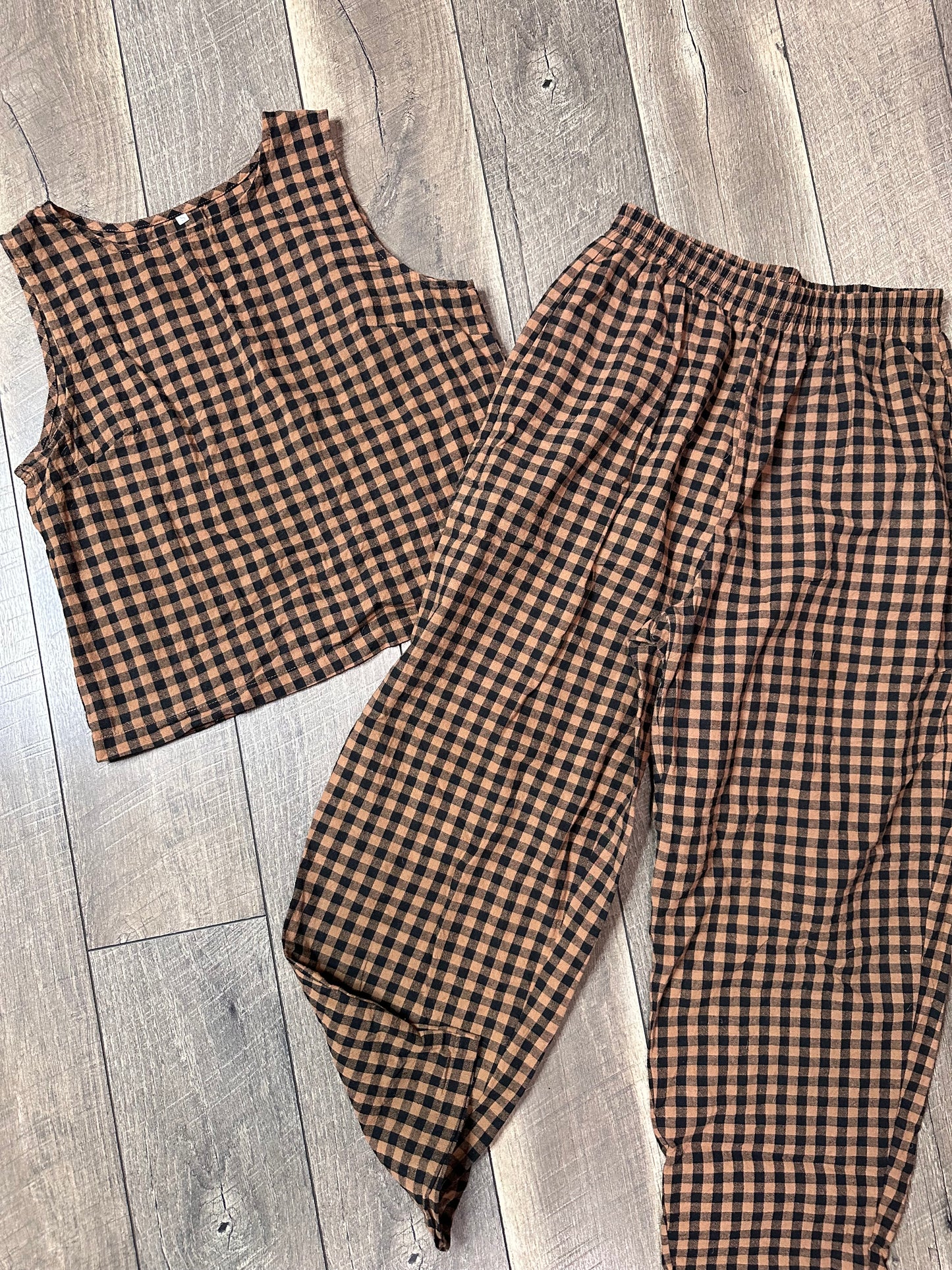 Unbranded Checkered 2Pc Set