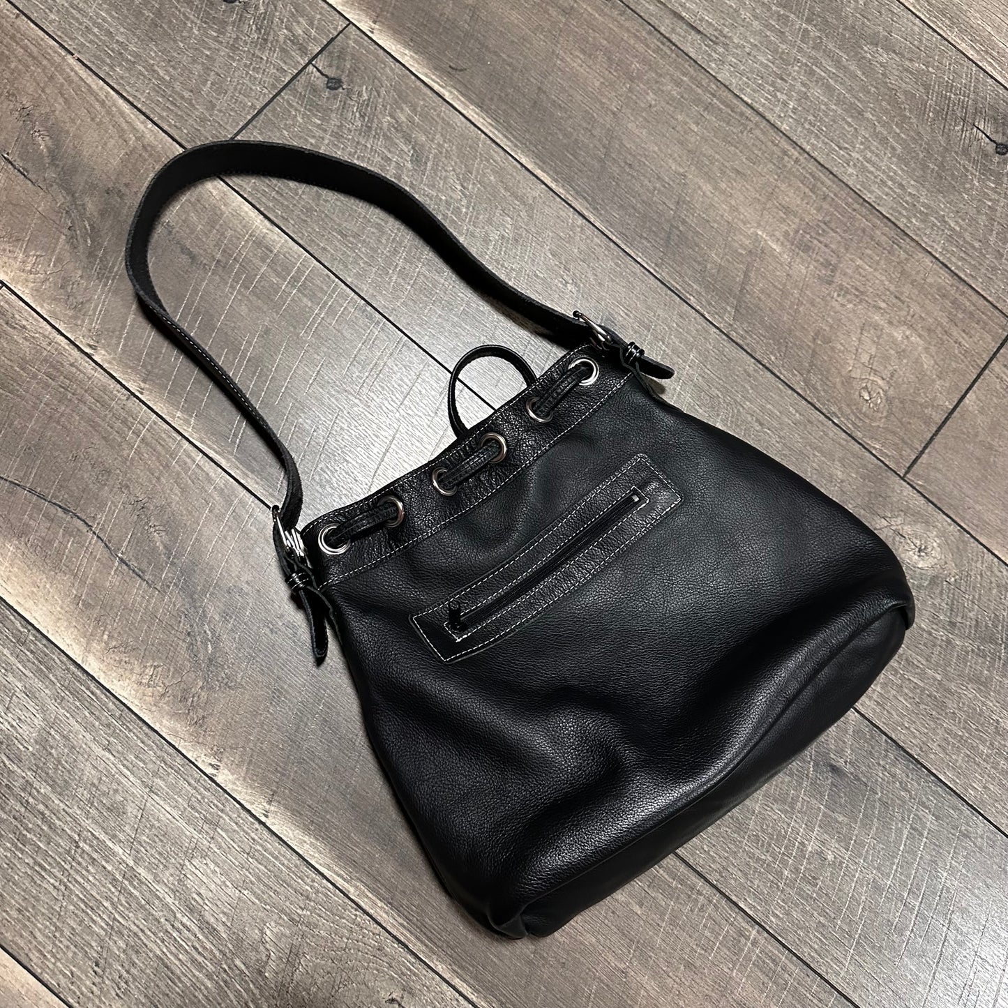 Harley-Davidson Leather Bucket Bag