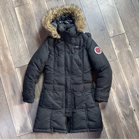 Rocawear Artic Blast Faux Fur Trim Parka