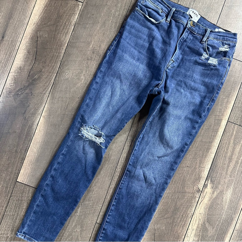Frame Le Hi Rise Skinny Jeans