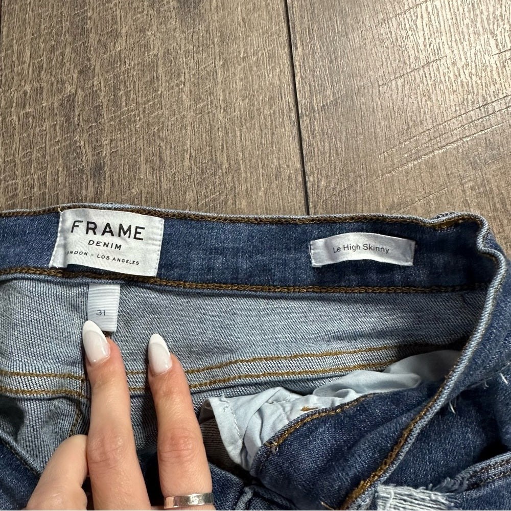 Frame Le Hi Rise Skinny Jeans