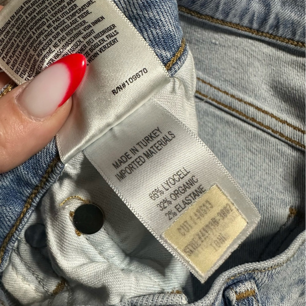 AGOLDE Toni Mid Rise Straight Leg Jeans