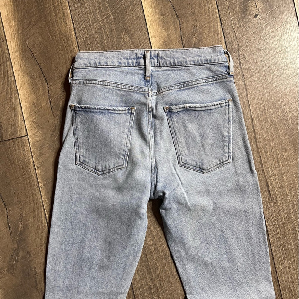 AGOLDE Toni Mid Rise Straight Leg Jeans