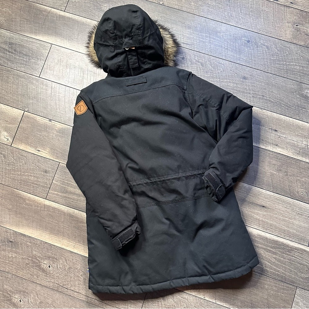 Fjallraven Black Singi Down Hooded Jacket
