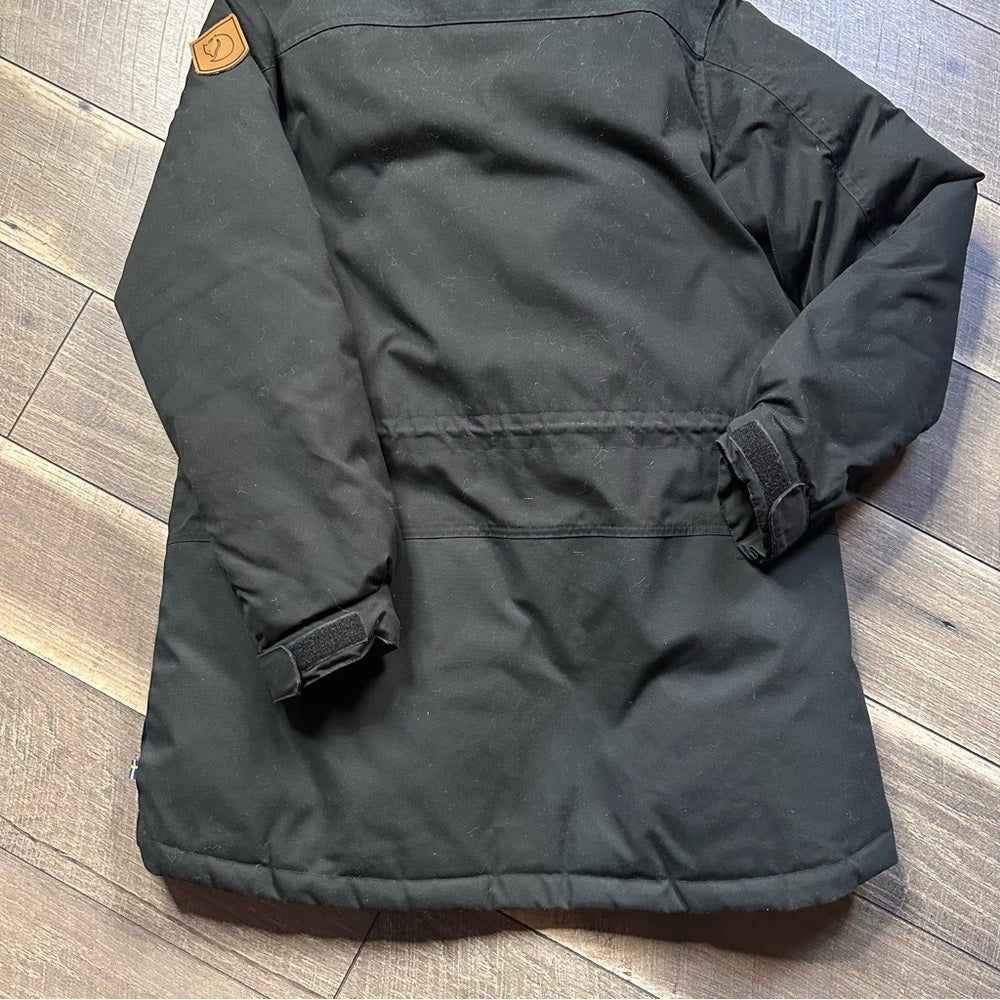 Fjallraven Black Singi Down Hooded Jacket