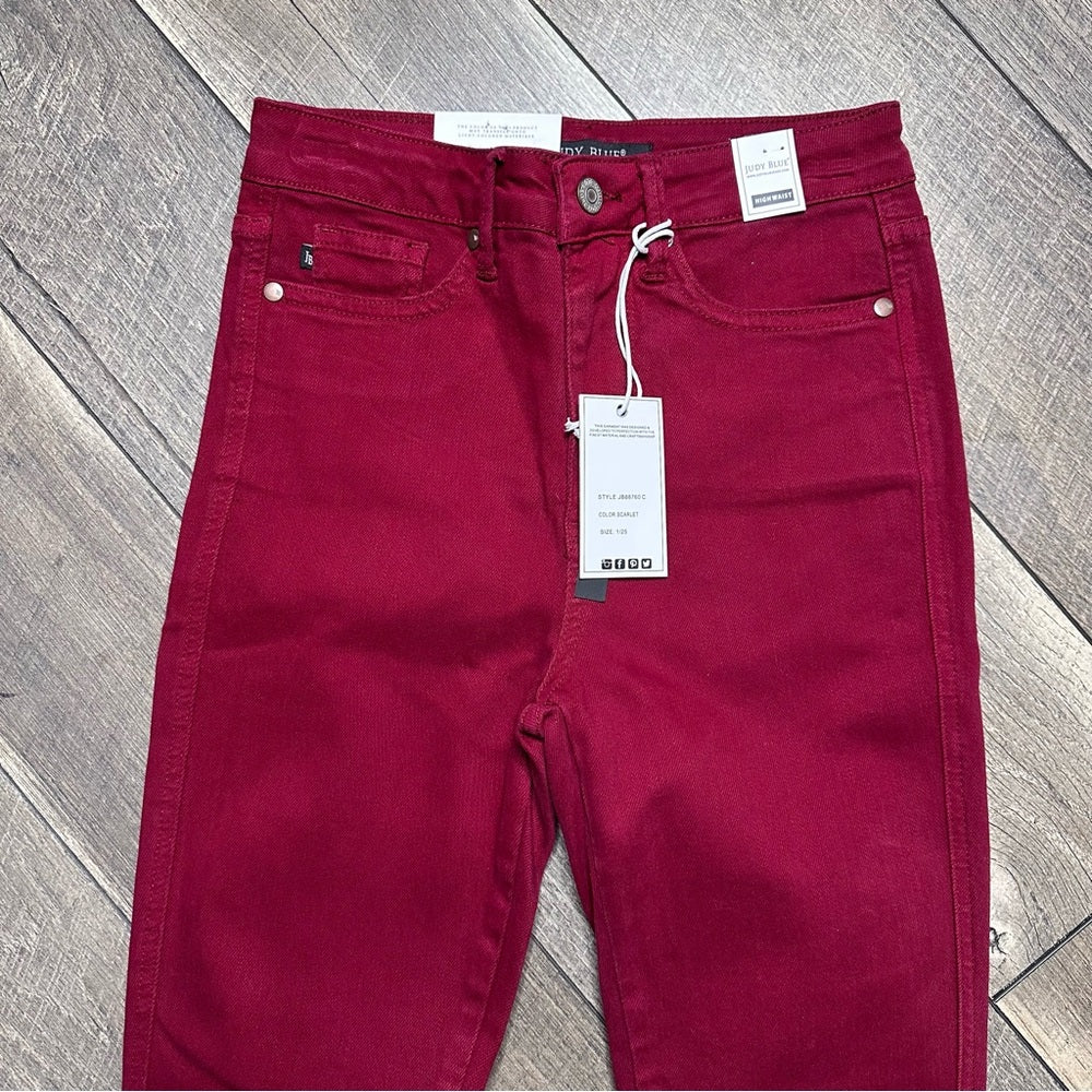 Judy Blue Scarlett Hi Rise Tummy Control Skinny Jeans