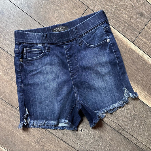 Judy Blue Pull On Dolphin Hem Shorts