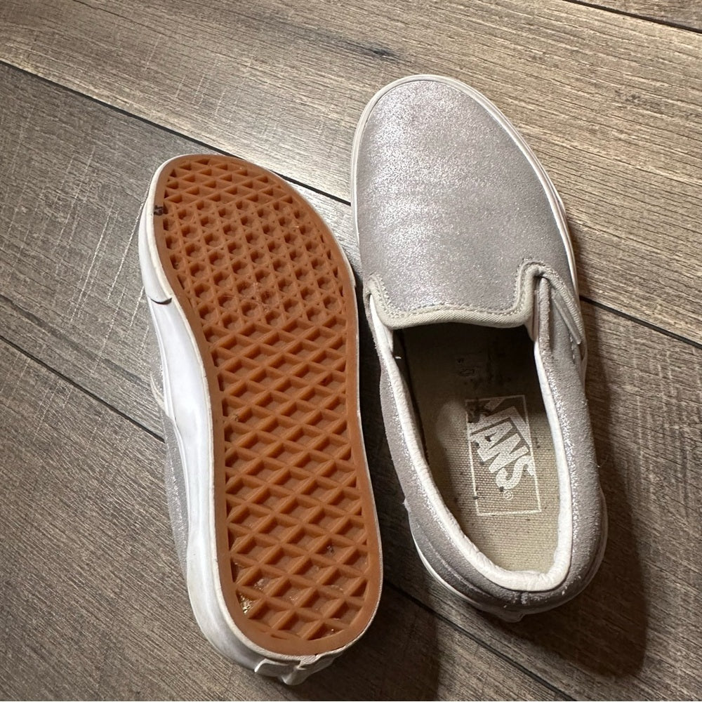 Vans Glittery Slip On Shoes