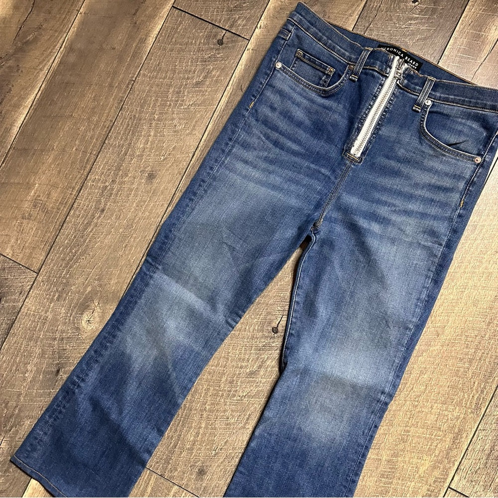 Veronica Beard Carly 11” Kick Flare Jeans