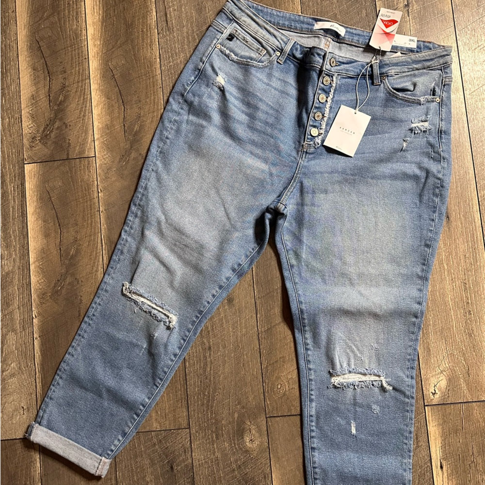 KanCan Buttonfly Skinny Jeans