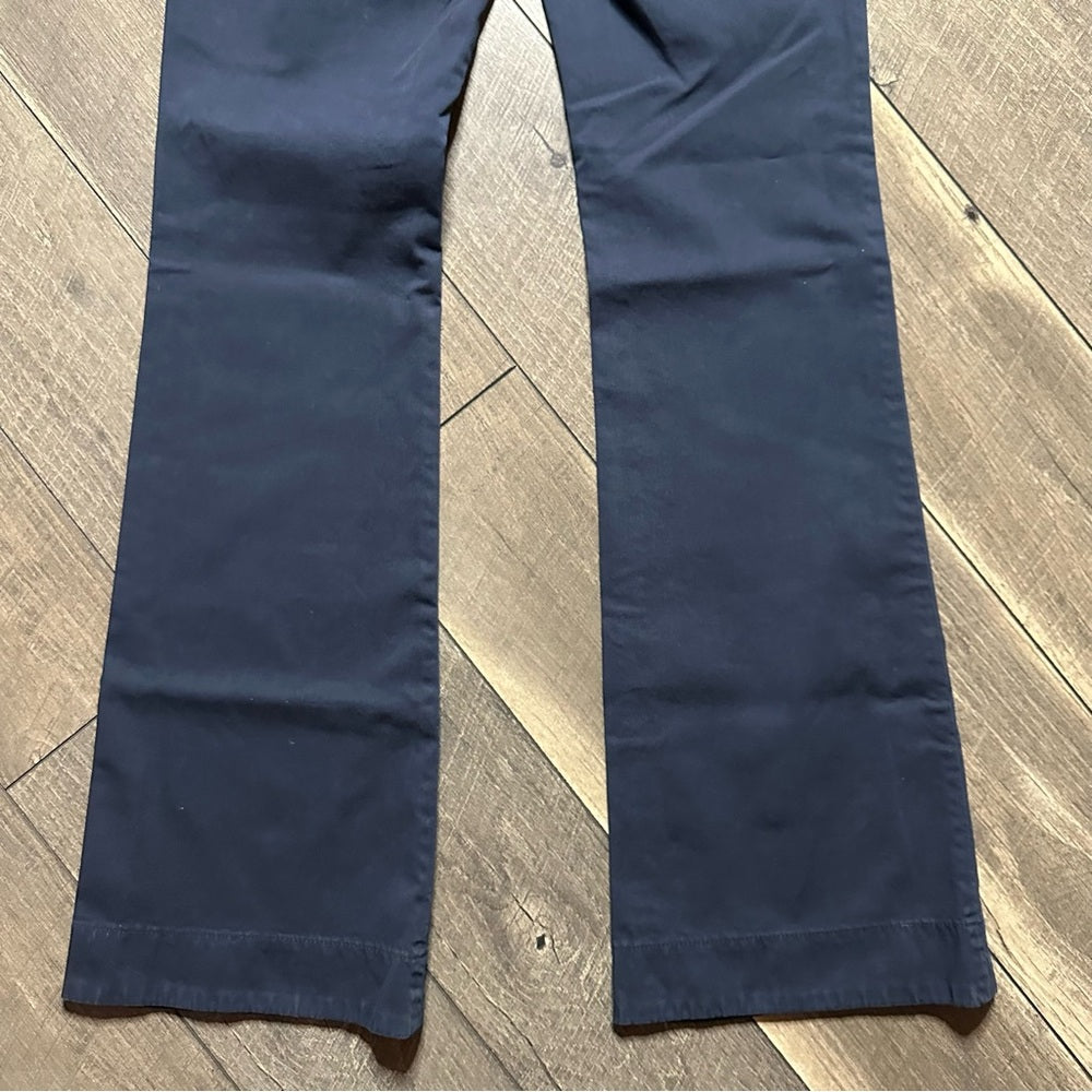 Elie Tahari Navy Blue Flare Pants