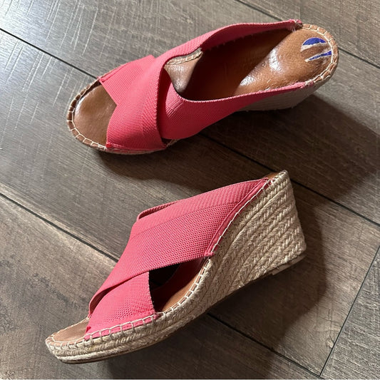 Gentle Souls Espadrille Wedge Sandals