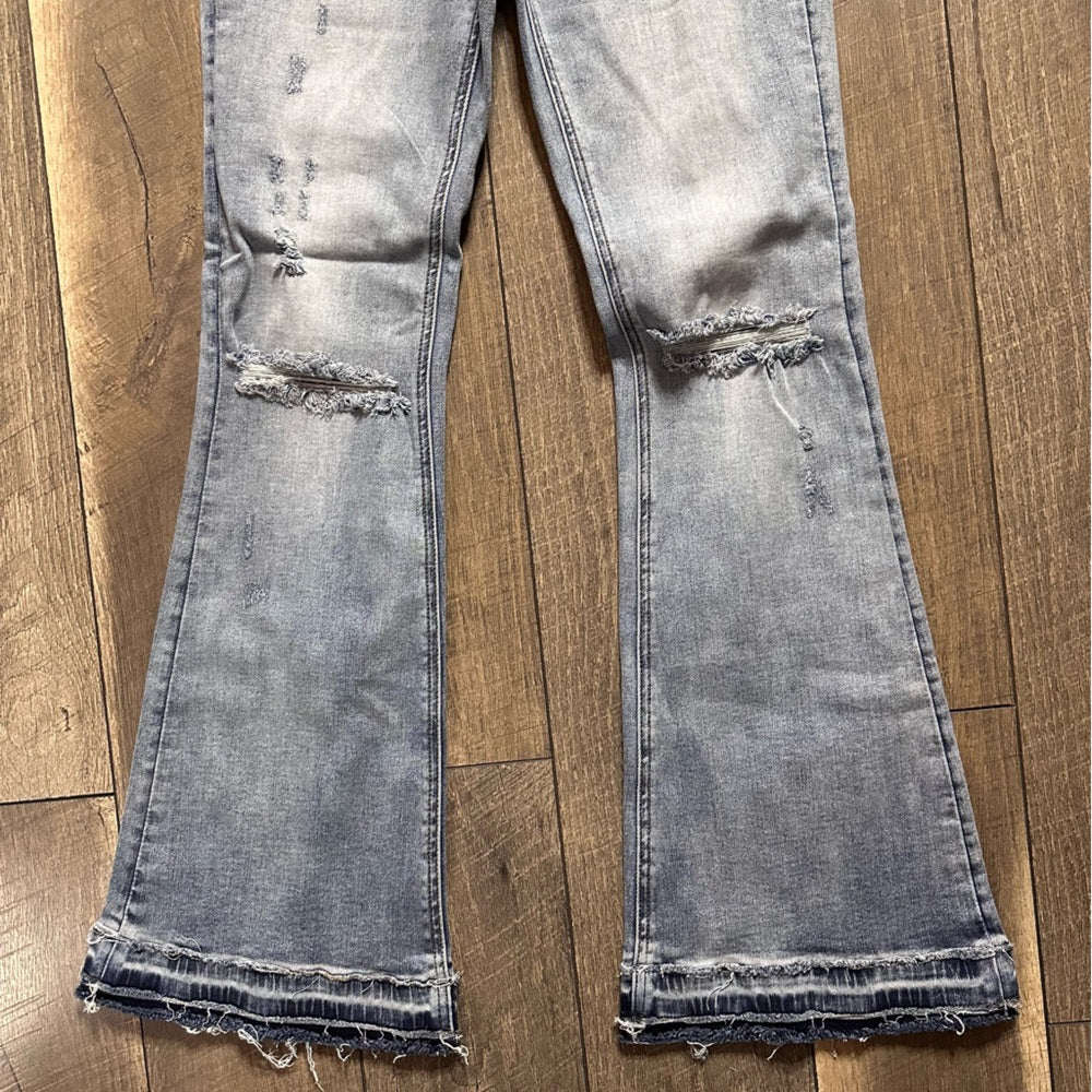 Risen Shadow Hem Flares