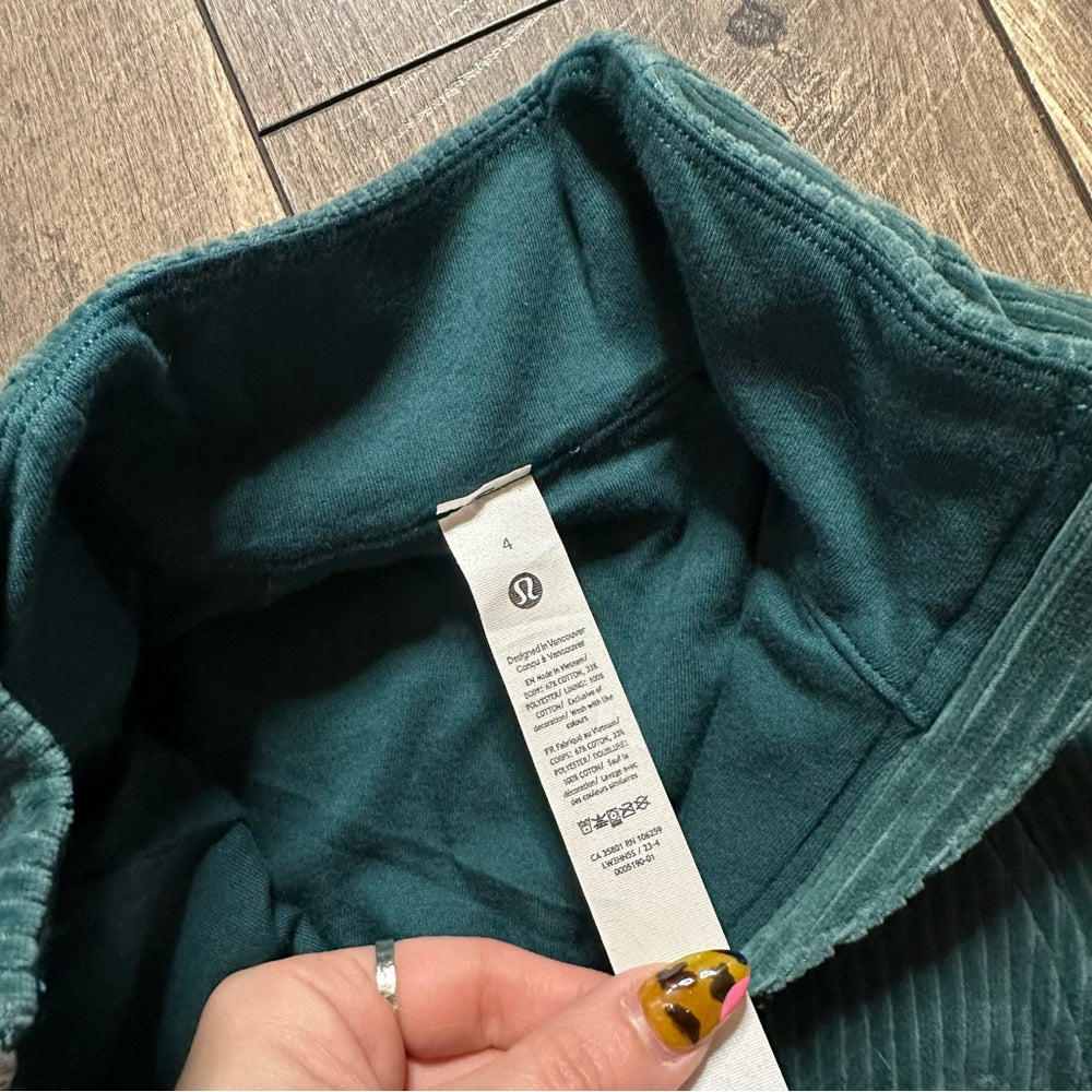 Lululemon Scuba Track Jacket *Velvet Cord