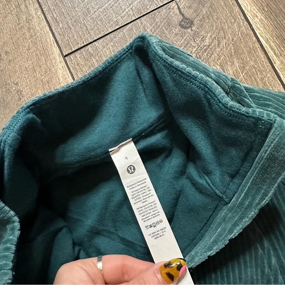 Lululemon Scuba Track Jacket *Velvet Cord