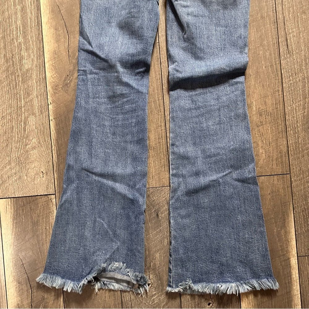 KanCan Dunkirk High Rise Twisted Inseam Flares